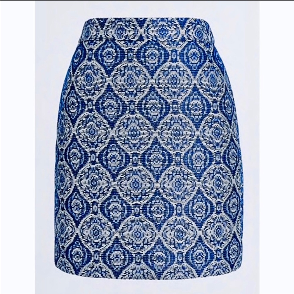 EUC J. Crew Brocade Skirt Size 0